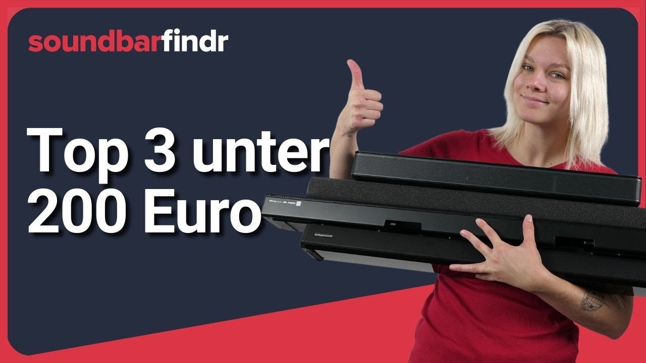 Die besten günstigen Soundbars! – Modelle unter 200 Euro im Test