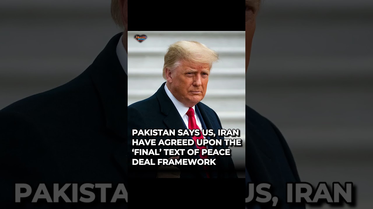 🚨 Trump, Iran & Pakistan Reach Major Peace Deal? | Final Framework Explained#BreakingNews #Trump #Ir