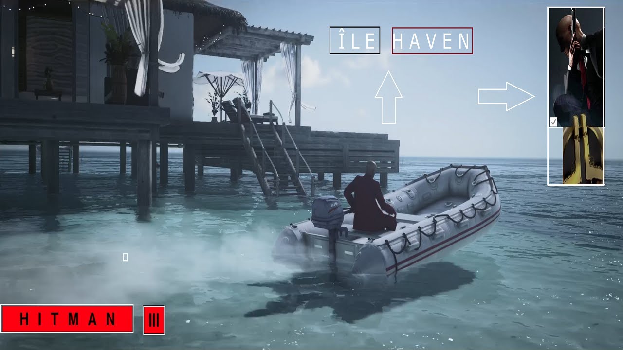 HITMAN III ÎLE HAVEN EN ASSASSIN SILENCIEUX EN COSTUME DIFFICULTÉ MAÎTRE