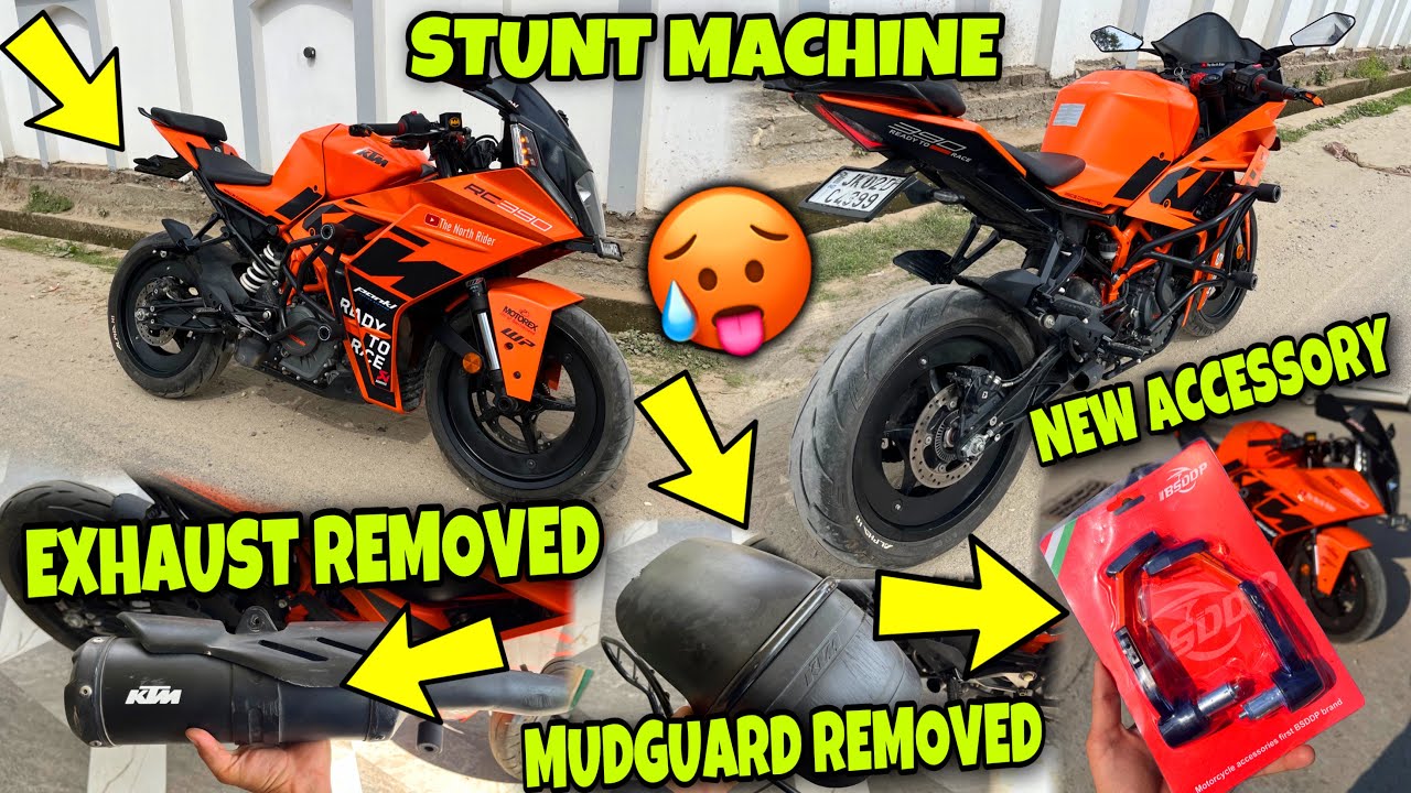 Exhaust Modification On My Ktm Rc 390 😍😇 Exhaust Removed 🔥 Sound Check 🥵