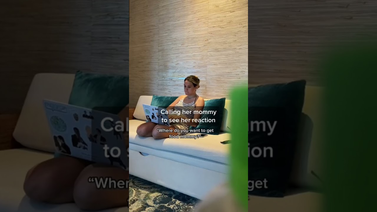 calling her mommy to see her reaction prank 