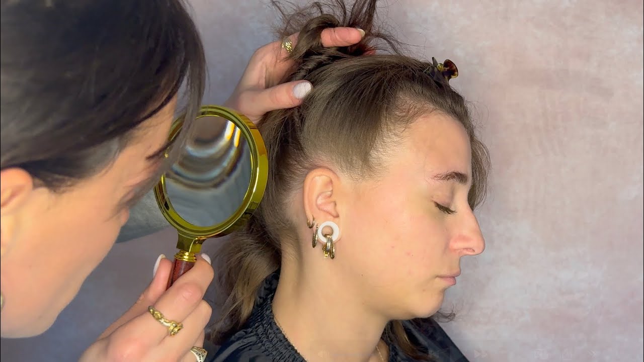 ASMR Real Person Scalp Examination - Micro Attention, Scalp Inspection, Best Friends ASMR