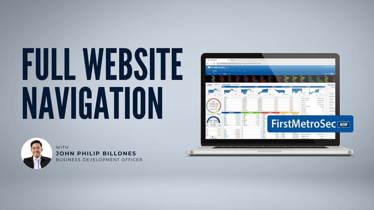 Webinar: How to Navigate the FirstMetroSec New Website