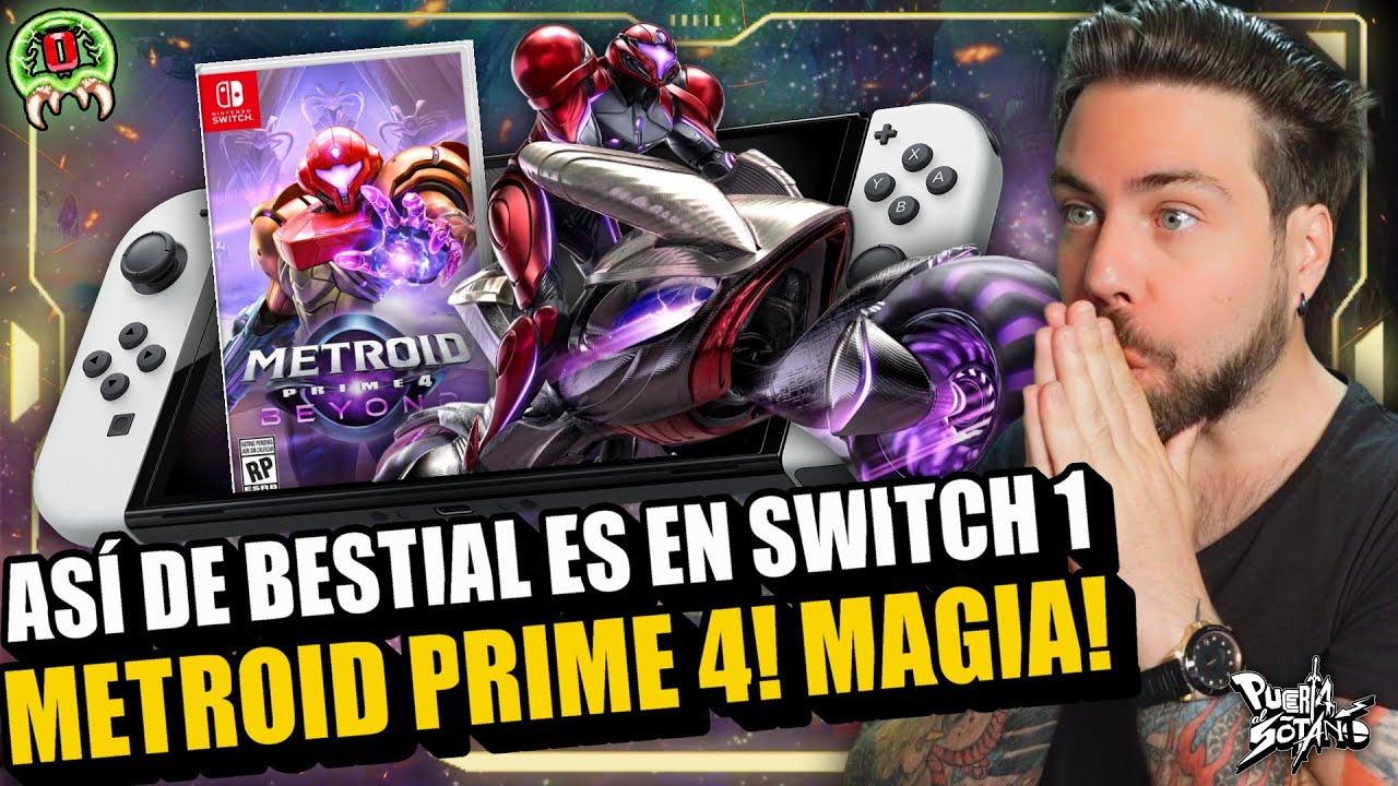🔥Así de BESTIAL se ve METROID PRIME 4 en Nintendo Switch 1! El TECHO TÉCNICO del sistema!