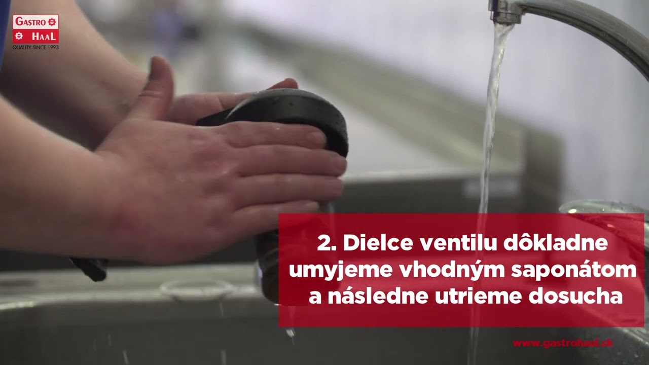 Starostlivosť o vypúšťací ventil - varný kotol Gastro Haal | AAA Gastro