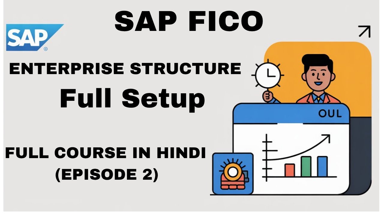 SAP FICO Enterprise Structure in Hindi | Company Code, Fiscal Year, Chart of A/c, T-Code | SikhloBas