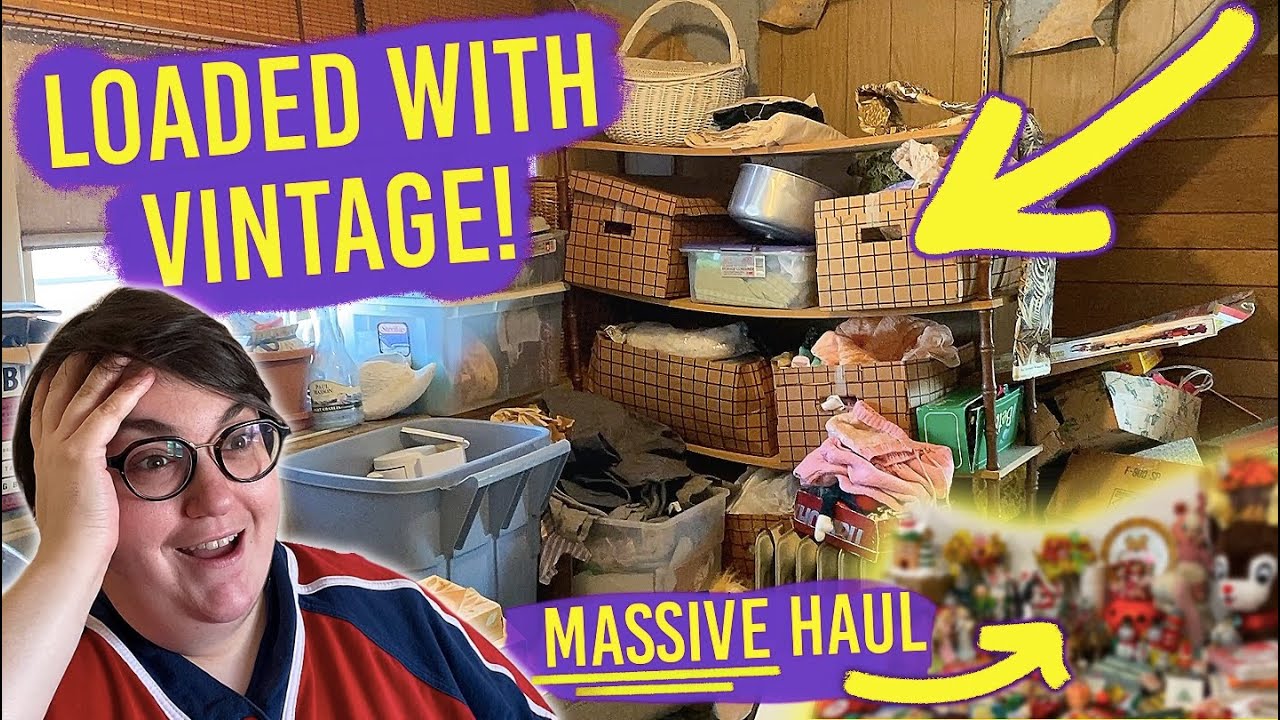 Our BEST VINTAGE HAUL EVER! Decades of TREASURE at this TIME CAPSULE SALE PART 2