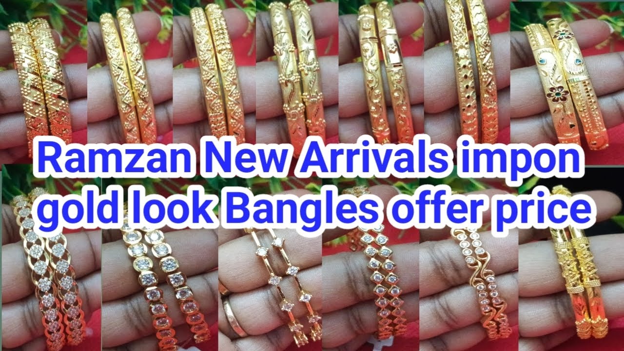 Ramzan New trending impon bangles offer price with gift offer 8680934277