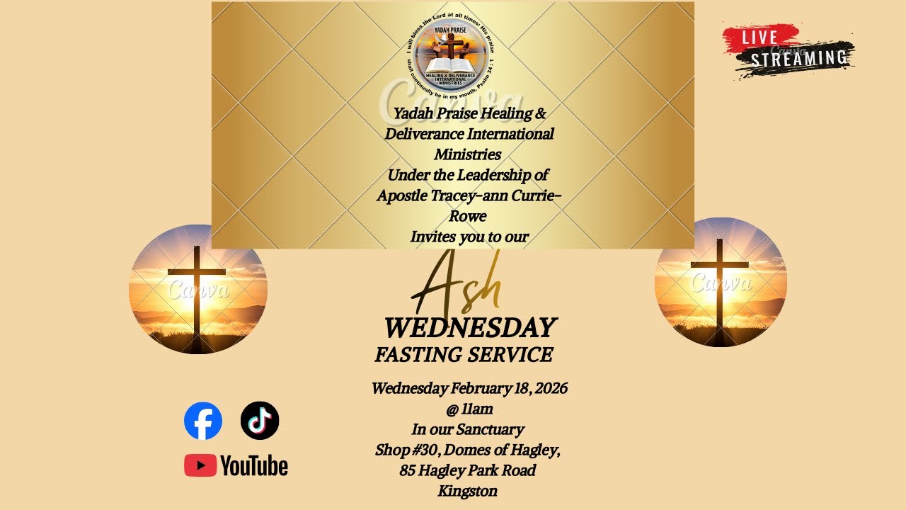 YADAH PRAISE HEALING & DELIVERANCE INT MIN  is live!