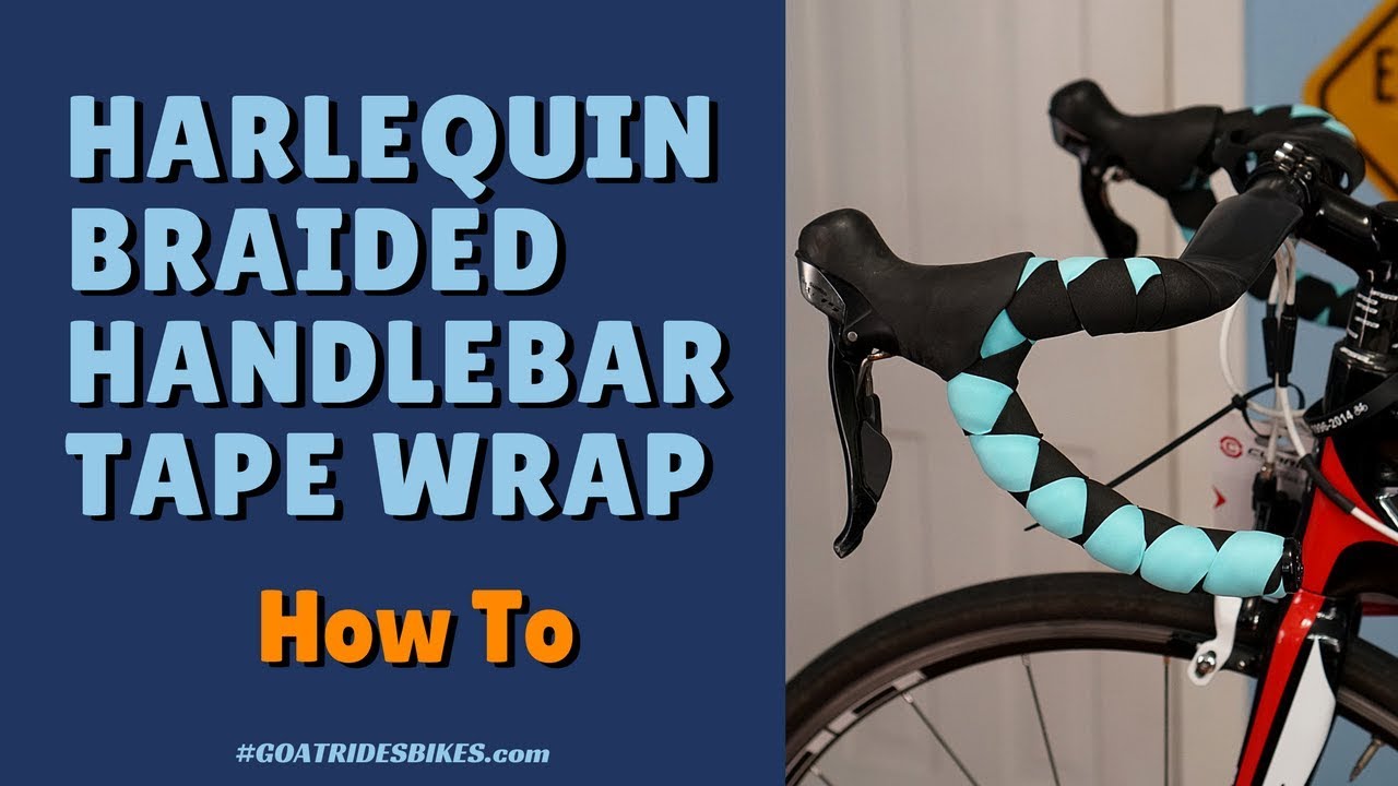 Harlequin Braided Bicycle Handlebar Tape Wrap [How To]