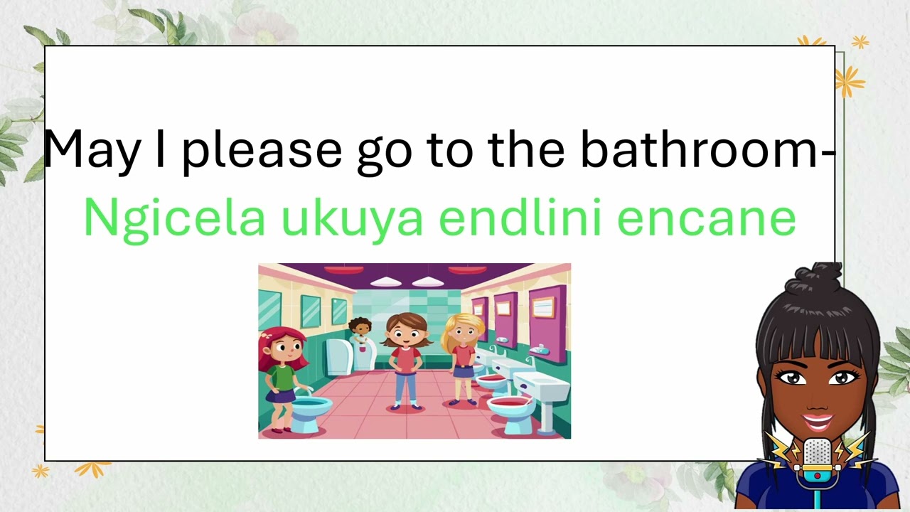 Grade 2 isiZulu words  requests and statements izicelo nezitatimende