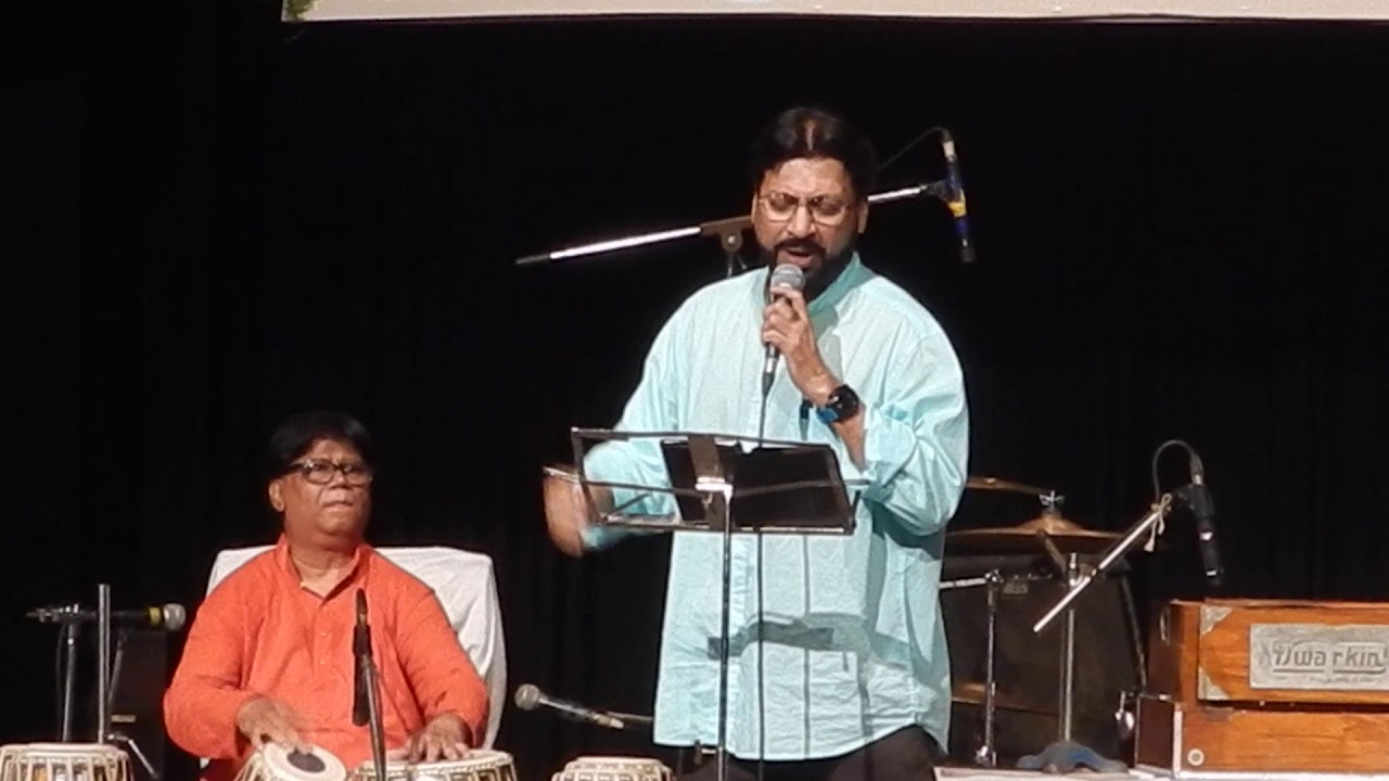 Baje Go Bina sung by Monomoy Bhattacharya at Sukanta Sadan Barrackpore