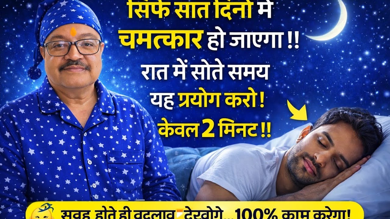 !!सिर्फ़ सात दिनो मे चमत्कार हो जाएगा ! रात में  सोते समय यह प्रयोग करो! केवल 2 मिनट #spirituality 💞