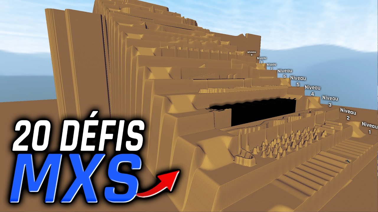 1 Niveau = 1 Défi sur Mx Simulator !
