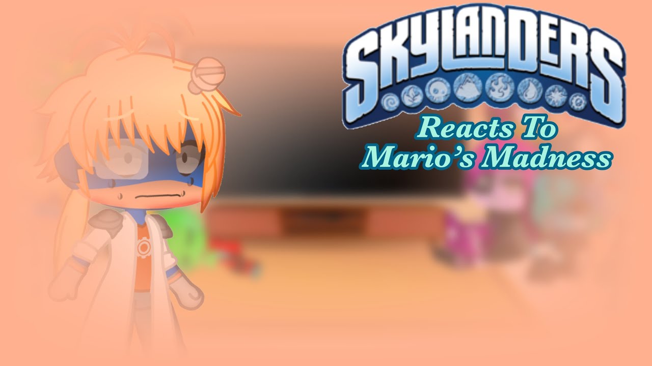 Skylanders Reacts To Mario's Madness Mod || My Au #Skylanders #FNF #VsMX