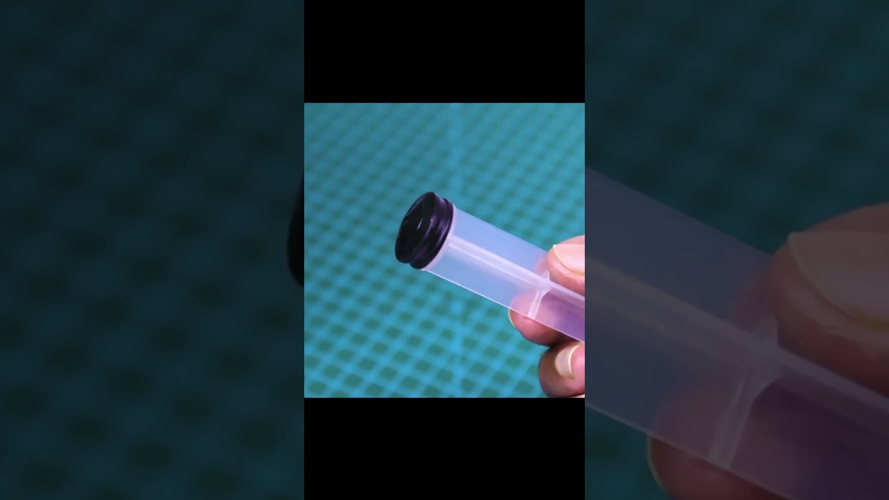 how to make pump with syringe #diy #waterpump #howtomake
