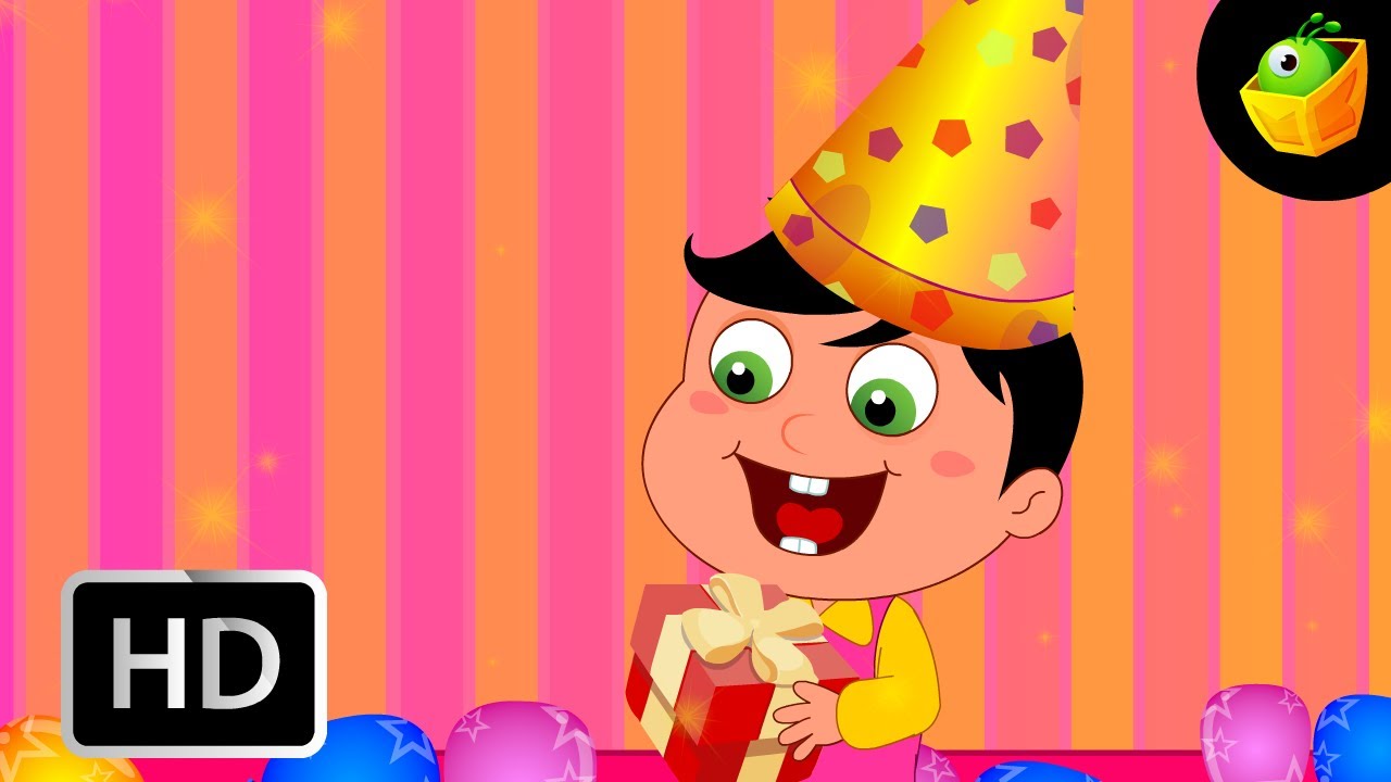 Happy Birthday | English Nursery Rhymes | Cartoon/Animated Rhymes For Kids