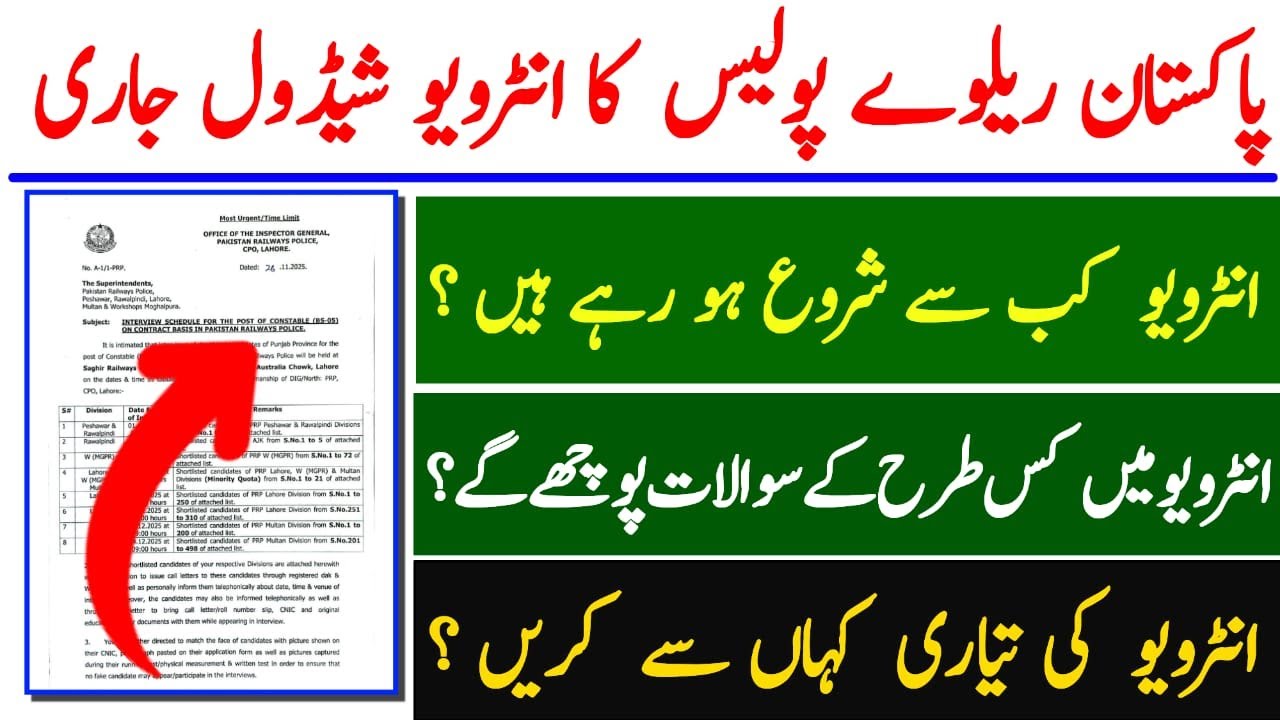 Railway Police interview preparation| railway Police interview| Railway Police interview questions