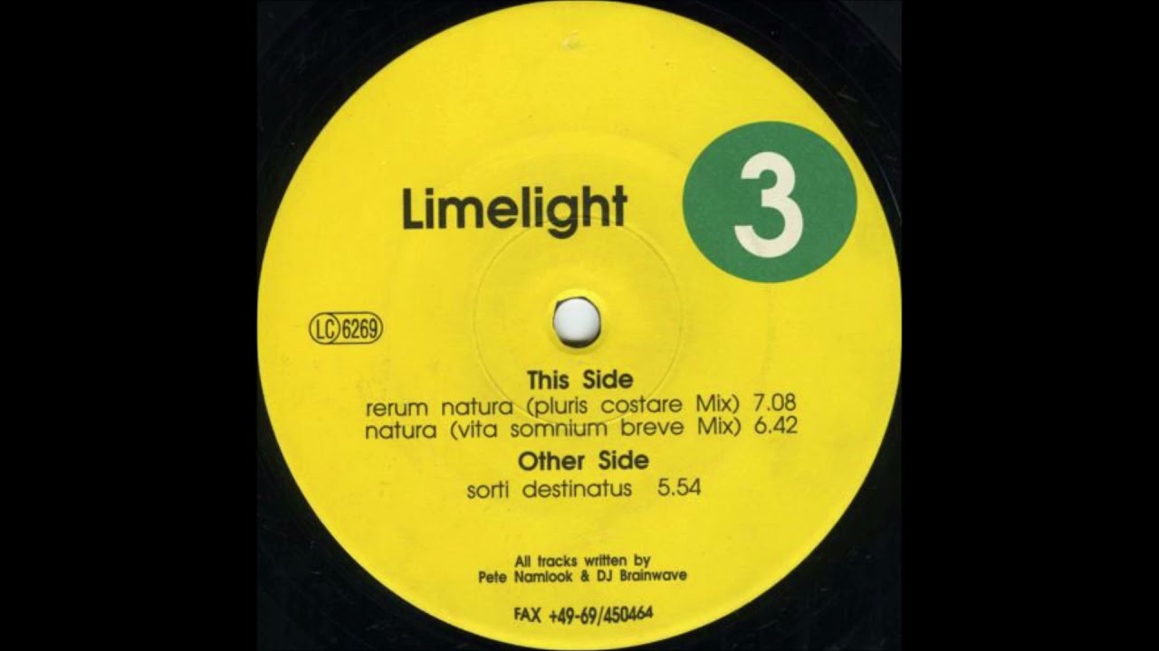 Limelight - Rerum Natura (Pluris Costare Mix)