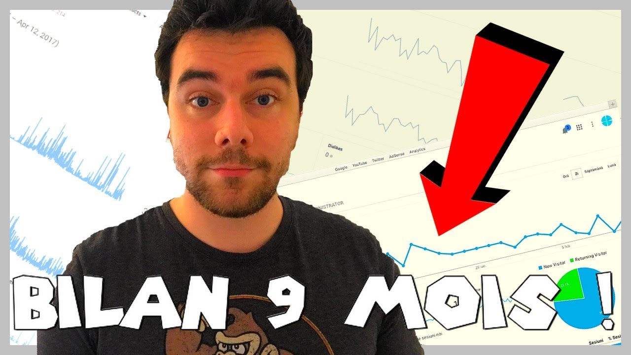 UNE VIDEO par JOUR pendant UN AN sur YOUTUBE : mon BILAN COMPLET APRES 9 MOIS !!! (Vues, Abonn&eacute;s...)