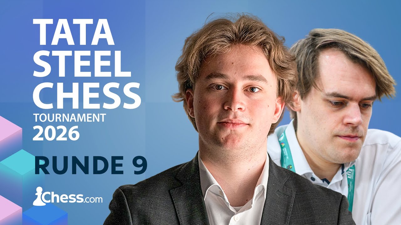 Blübaum gegen den Weltmeister! | Tata Steel Chess Masters 2026 | Runde 9
