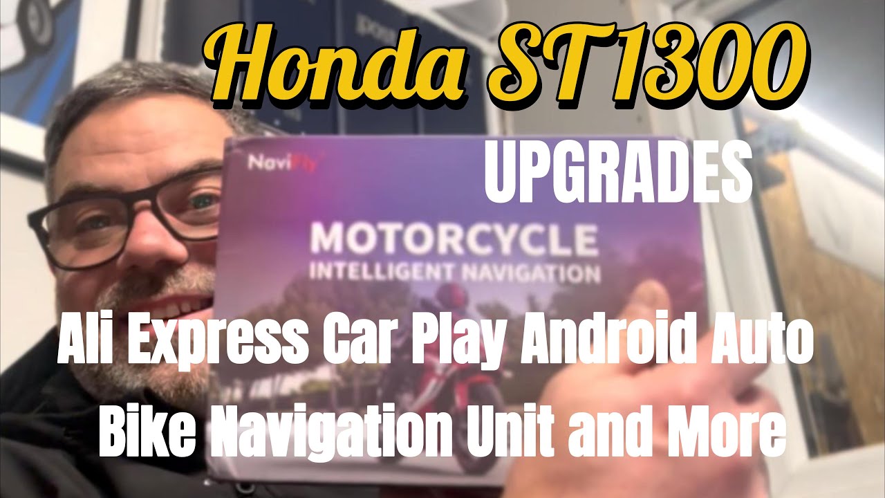 Honda ST1300 Pan European gets Apple Carplay - Ali Express bargain