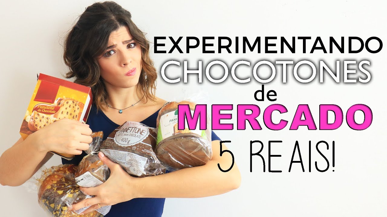 EXPERIMENTANDO CHOCOTONES DE MERCADO (Fabricação própria) - Natal 🎅| TPM, pra que te quero?