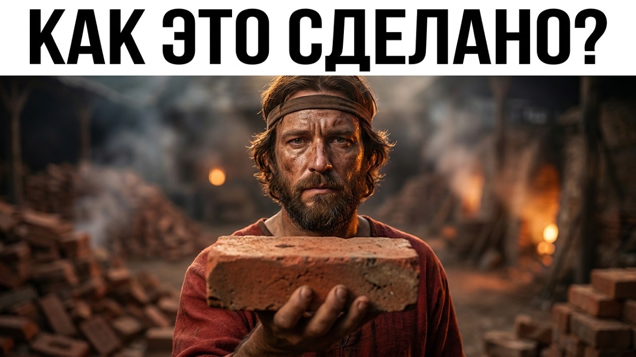 Как в старину делали кирпич ? Познавательный мультфильм для взрослых и детей