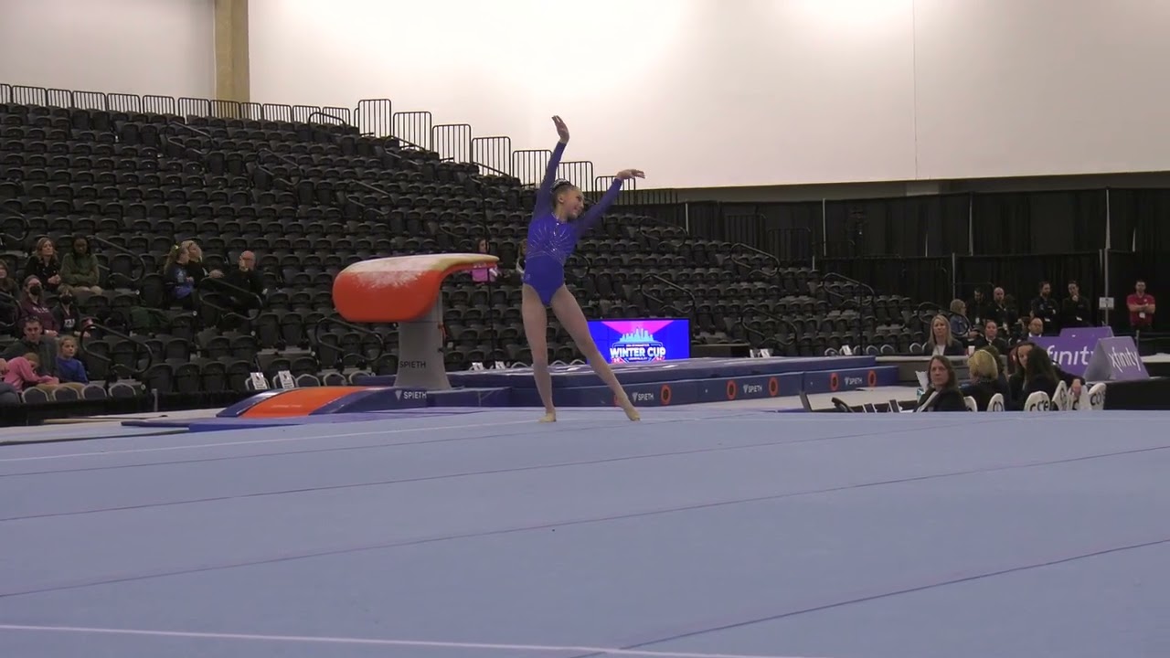Lavi Crain  - Floor Exercise  - 2024 Winter Cup  - Junior Women