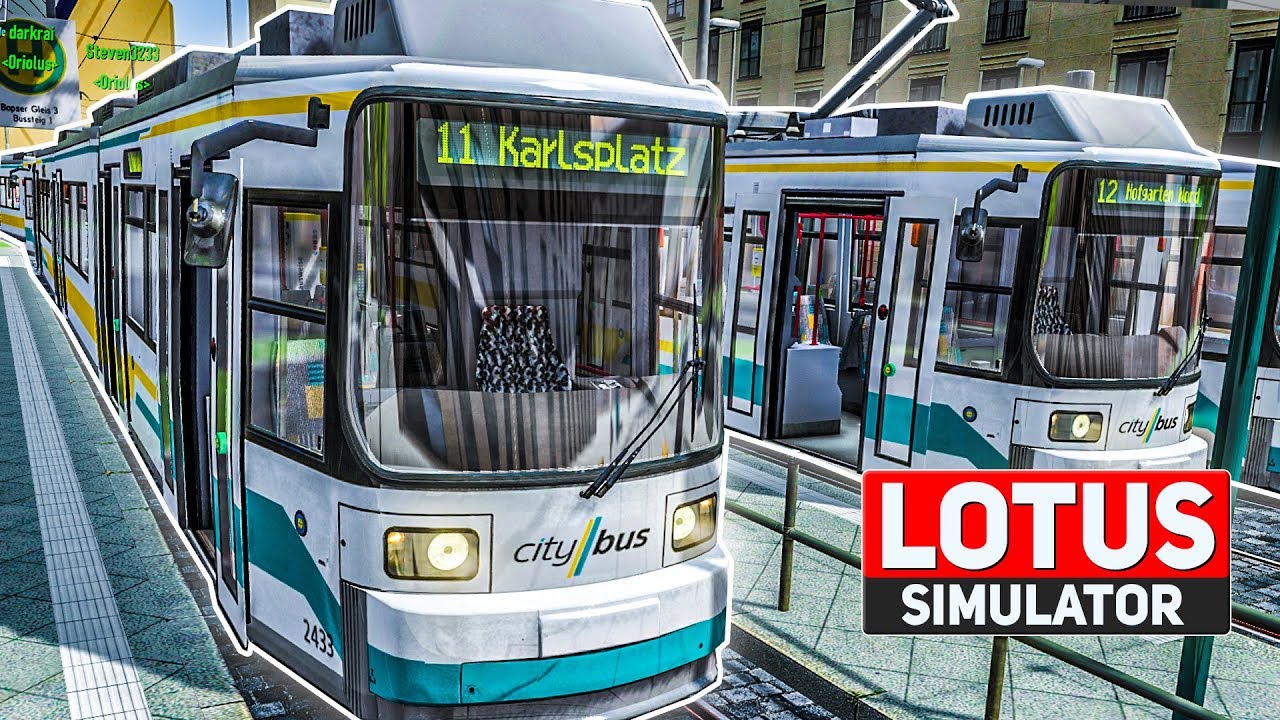 LOTUS Simulator #9: Tram fahren im MULTIPLAYER! | Straßenbahn Simulator