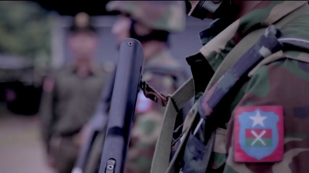 #Kachin independence army training ဘလိုကျင့်လဲဆိုတာ (Rawt Ga Sa Ga)