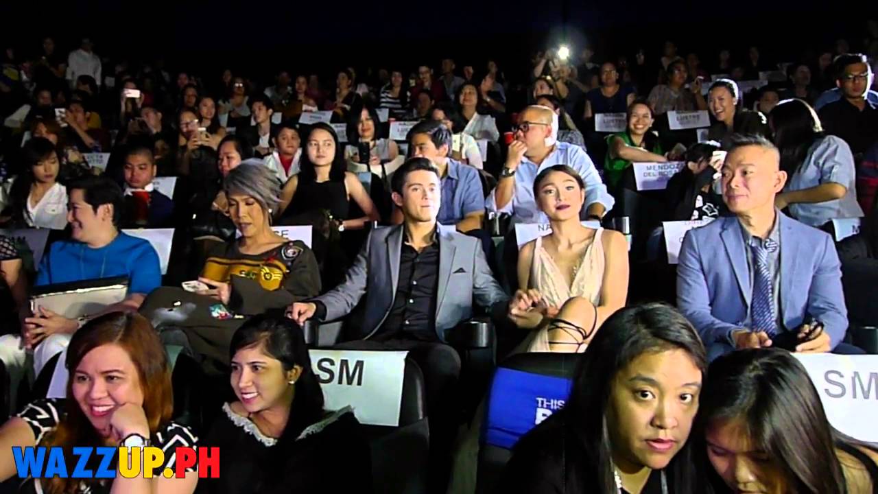 Part 2 This Time Premiere Night James Reid Nadine Lustre JaDine-Before Movie at the Seats