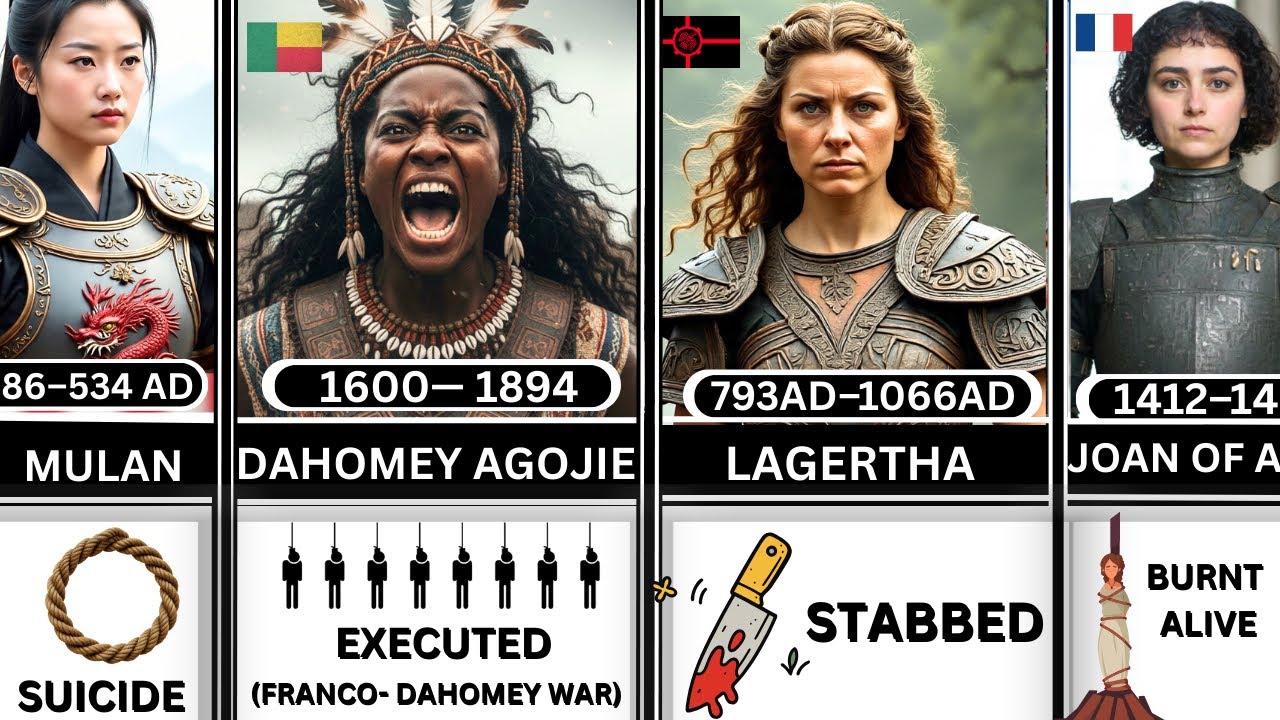 The Greatest Female Warriors Who Ever Lived — and How They Died 