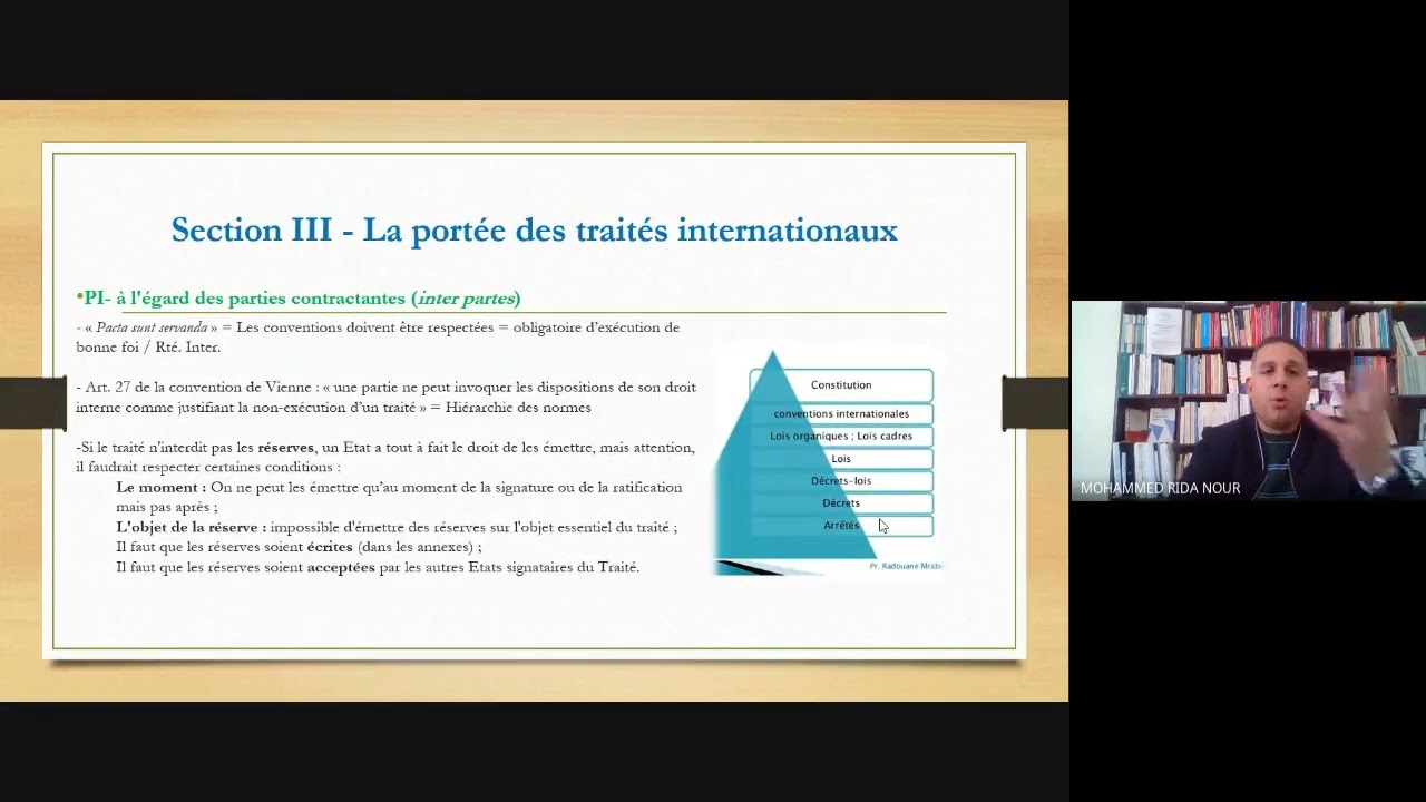 COURS DIP - LES TRAITÉS INTERNATIONAUX : EFFETS