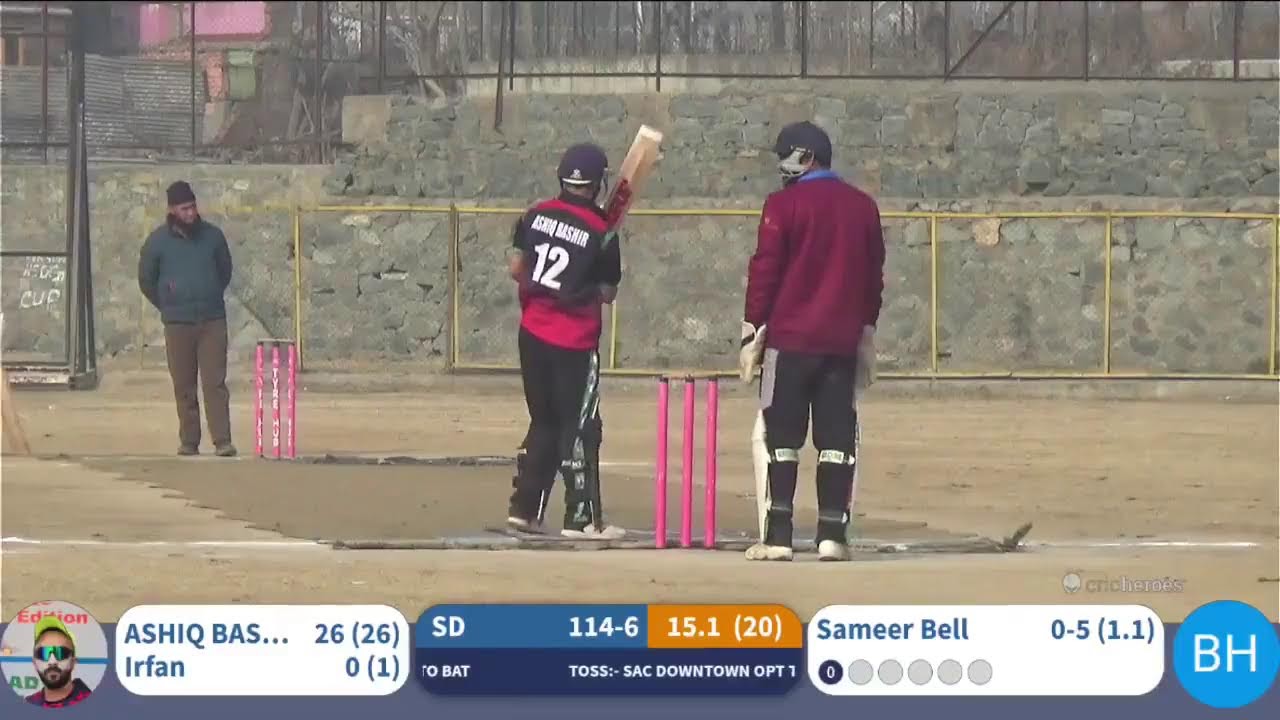 Grand finale of Gani Memorial Cricket tournament at Gani Memorial Stadium Raziakadal Between Team Ir