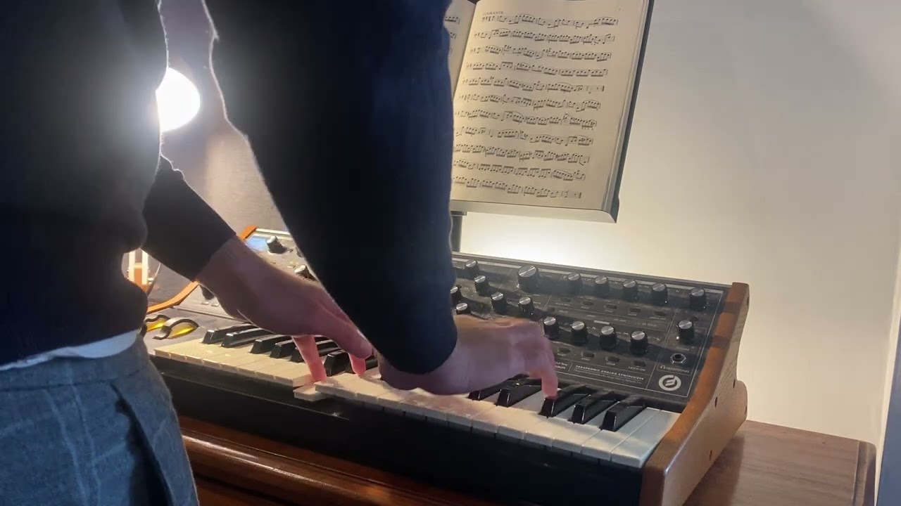 Allemande from Cello Suite No. 1 in G, BWV 1007, on the Moog