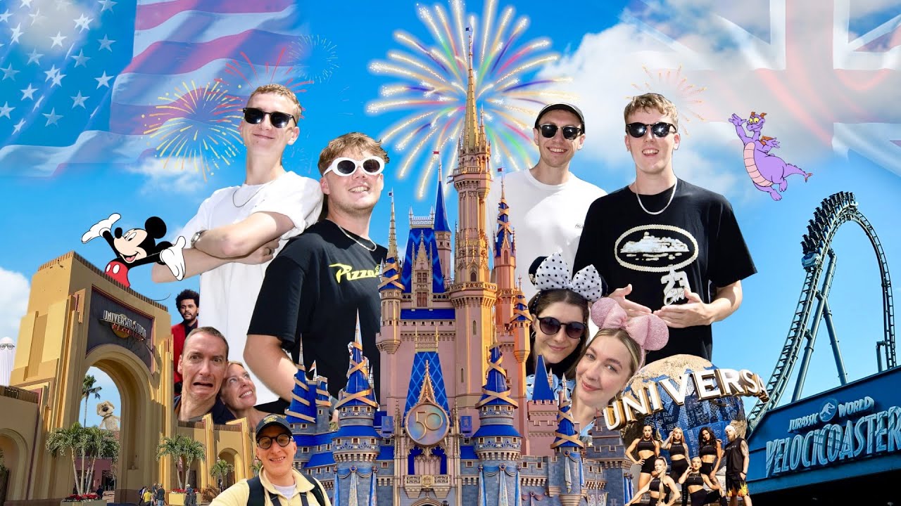 British LADS first time at DISNEY WORLD! | Florida Vlog