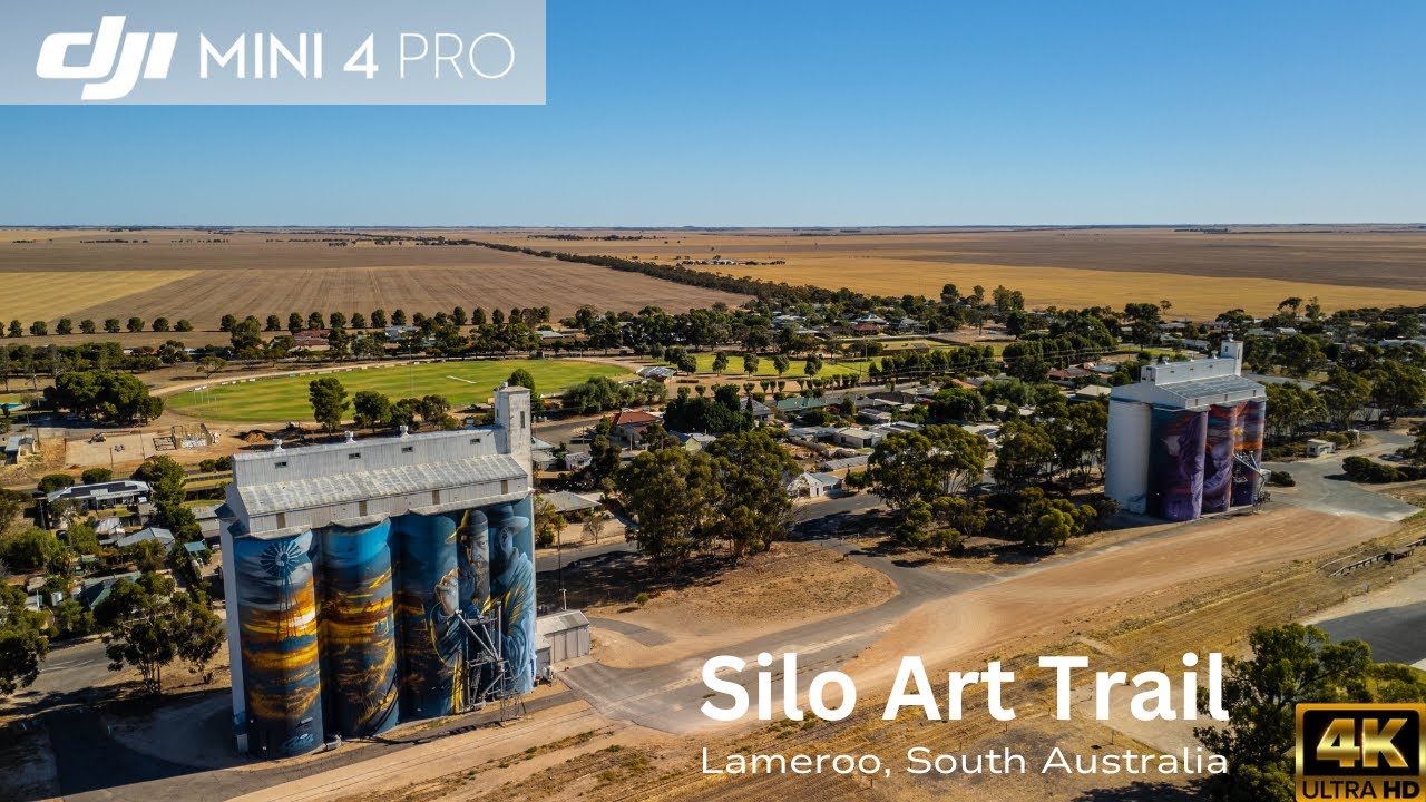 Silo Art Trail I Lameroo I South Australia I DJI Mini 4 Pro