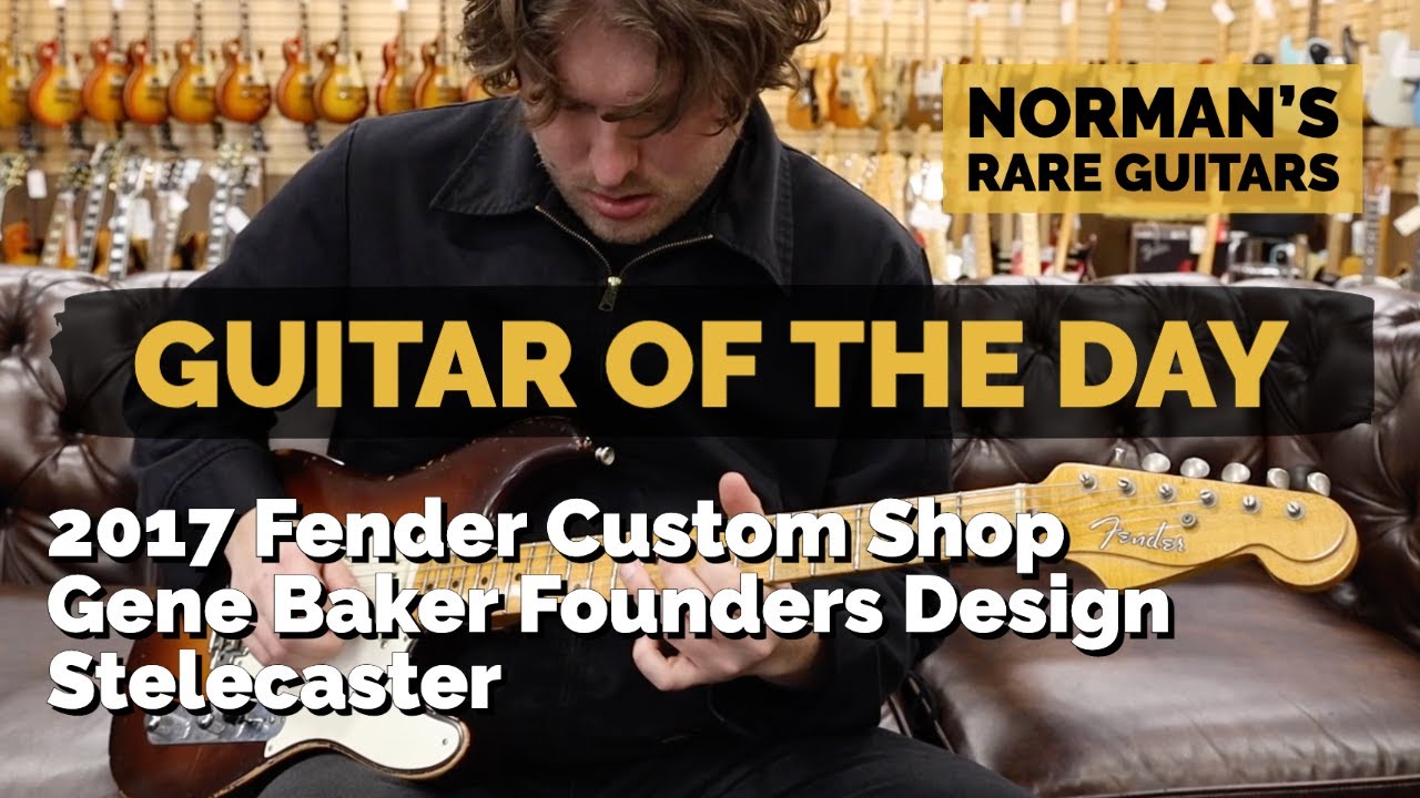 Guitar of the Day: 2017 Fender CS Gene Baker Founders Design Stelecaster | Norman's Rare Guitars