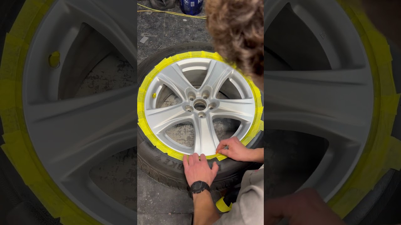 How to paint wheels gloss black