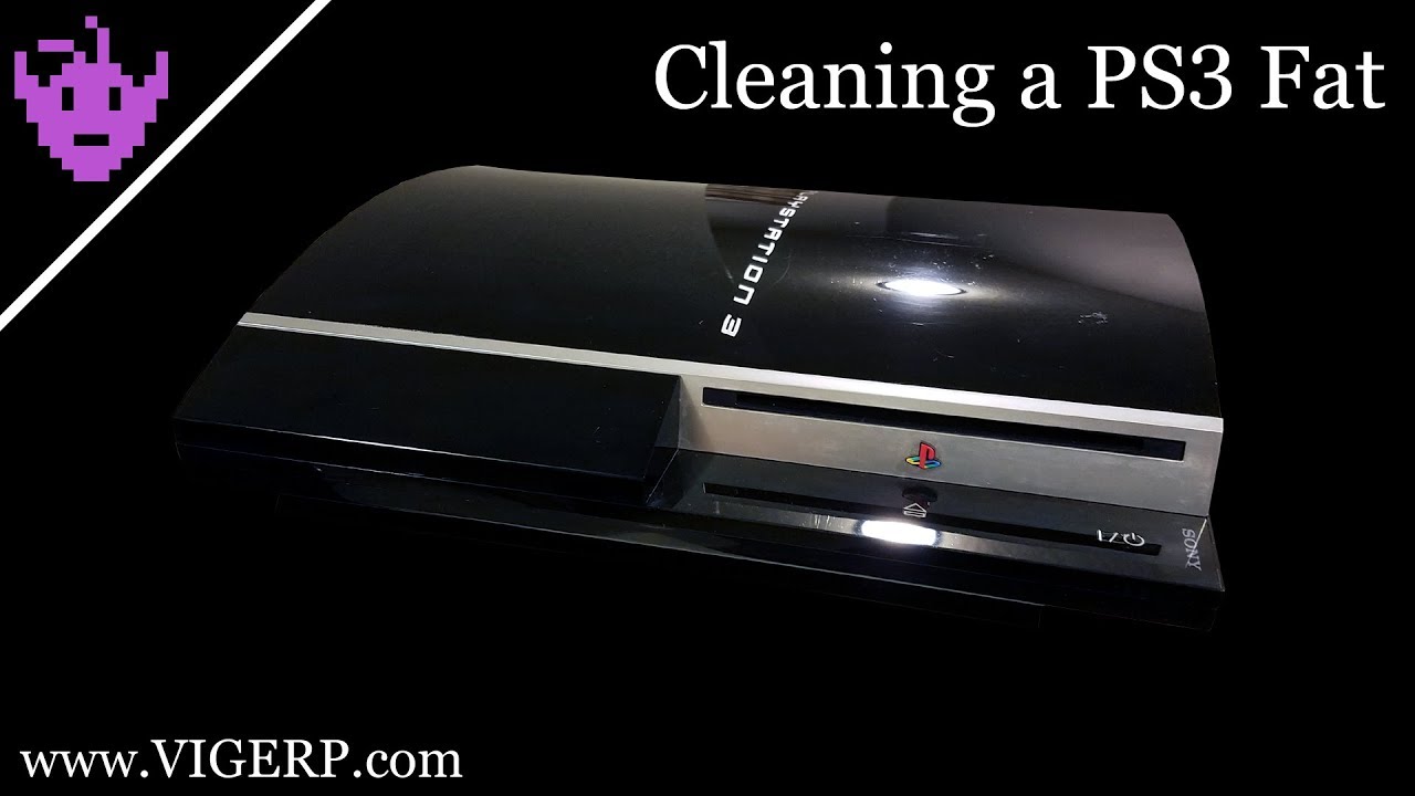 Cleaning a PlayStation 3 Fat