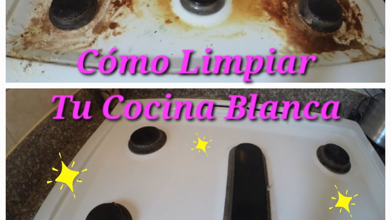 Cómo limpiar una estufa blanca