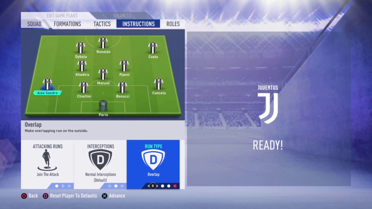FIFA 19 Juventus review - Best formation, Best tactics and instructions
