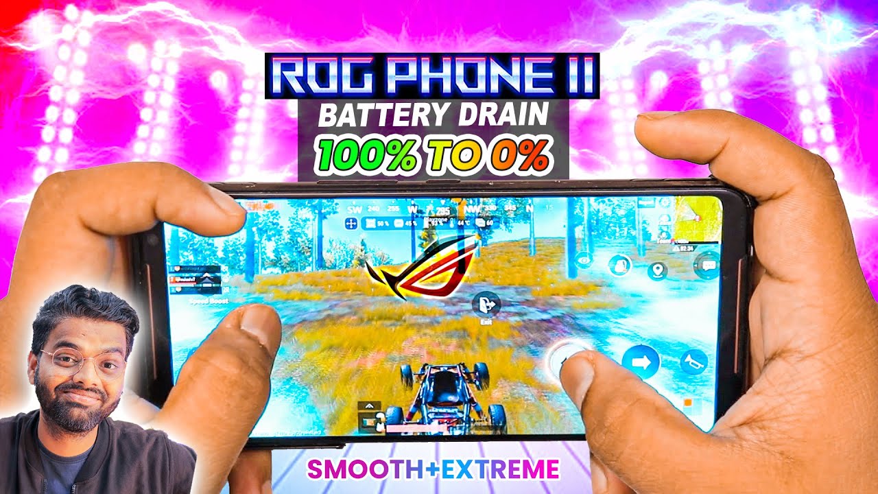 Asus Rog Phone 2 Pubg Battery Drain Test 100%-0% 🔥Maine socha nhi thaa aisa hoga 😲