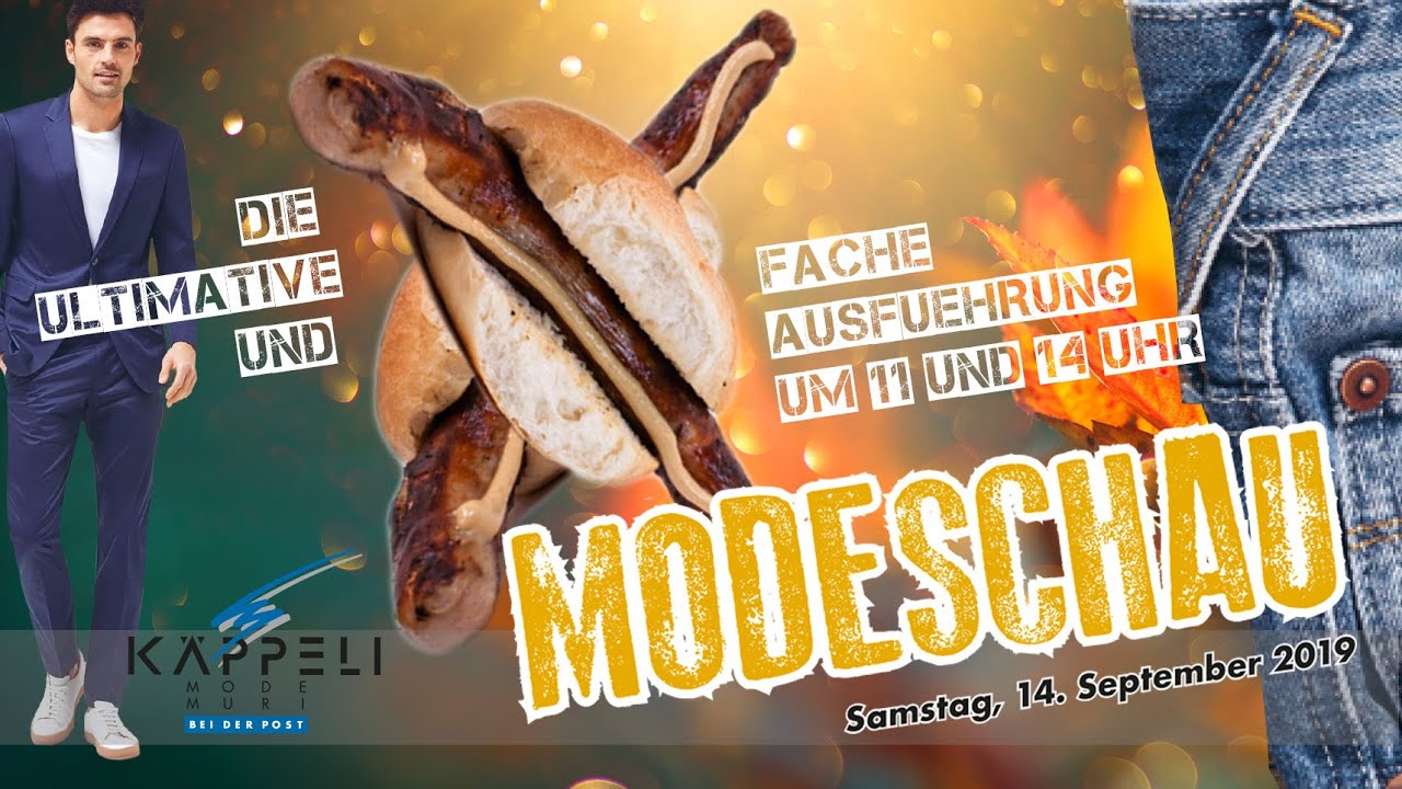 HERBST &  WINTER MODESCHAU 2019, KÄPPELI MODE MURI AG