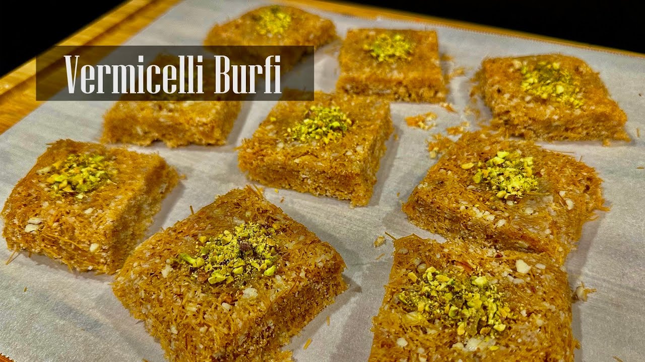 Vermicelli Burfi || Semiya Sweet Recipe || Crispy Vermicelli Bites || Seviyan Burfi Recipe - RKC