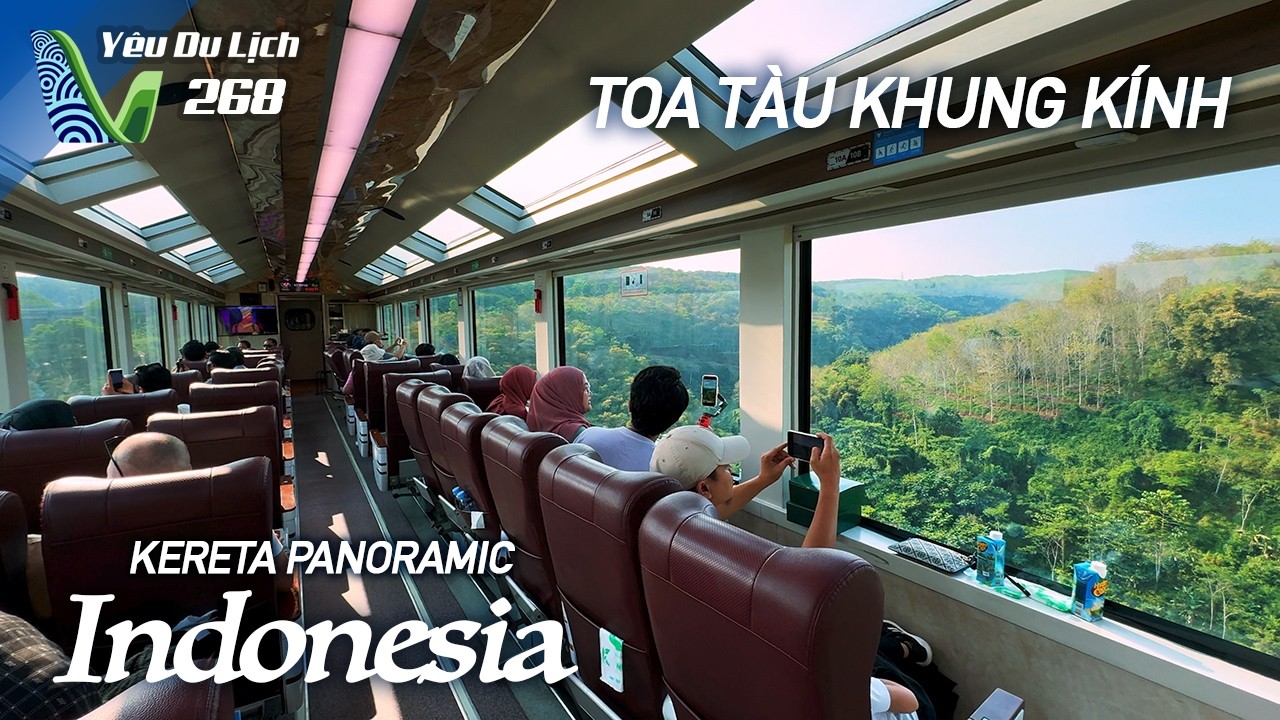 YDL #268: Toa tàu khung kính ngắm cảnh cực thích ở Indonesia ft. @Dương Địa Lý | Yêu Máy Bay