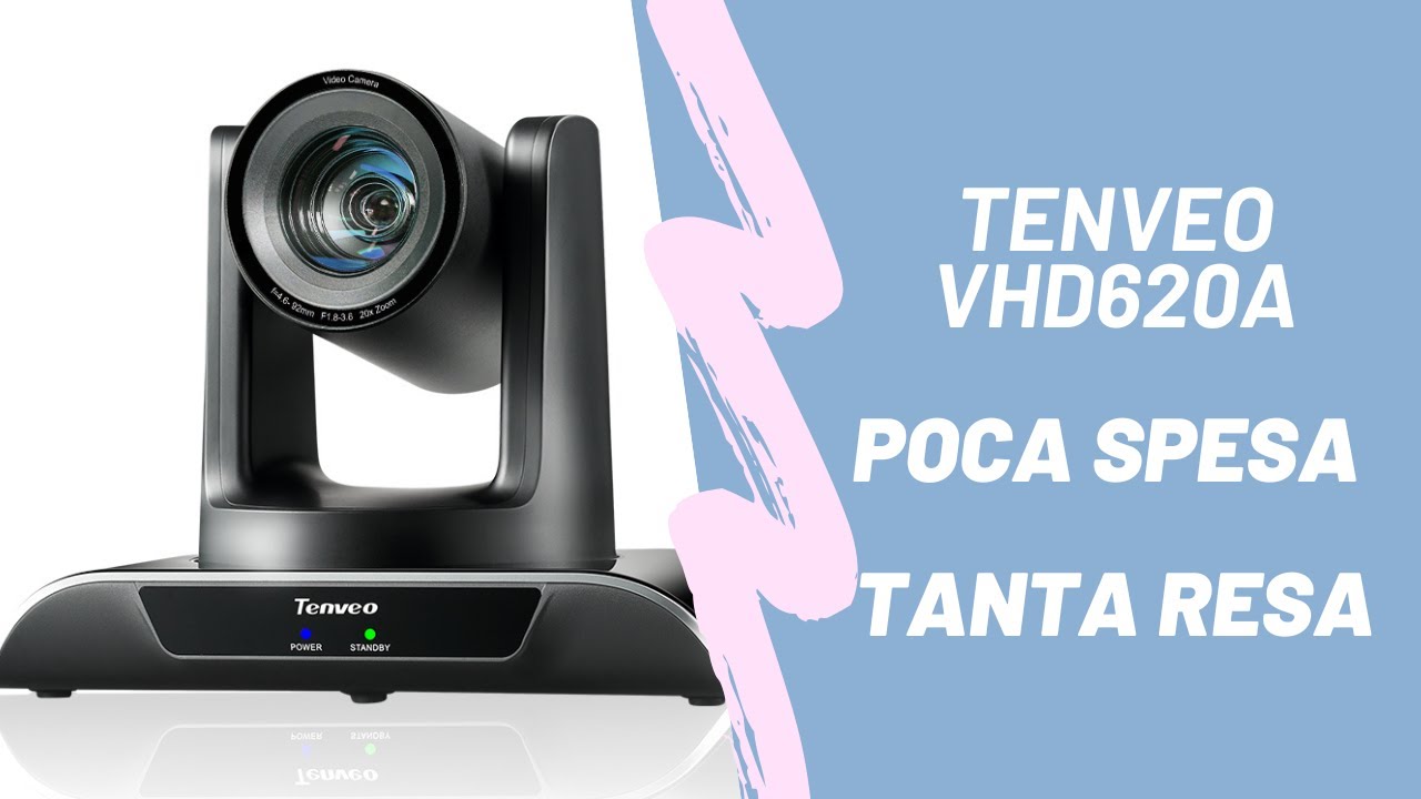 TENVEO VHD620A -Miglior Videocamera PTZ per Worship, Education, Eventi 2024