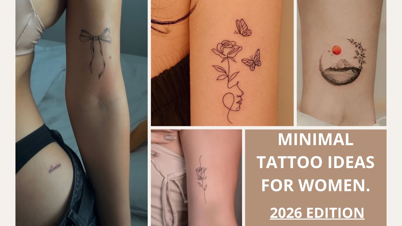 Small & Minimal Tattoo Ideas for Women | 2026 Tattoo Trends. #minimaltattoo #womentattoo
