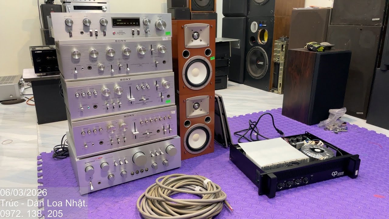 2tr5. 5Amply đẹp. Pioneer 7900, Pioneer 004, Pioneer N30. Sony 1130, 1140, 1150. Trúc 0972. 138. 205